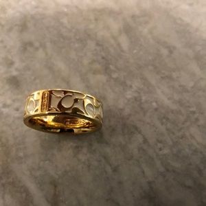 Authentic Coach ring, size 7